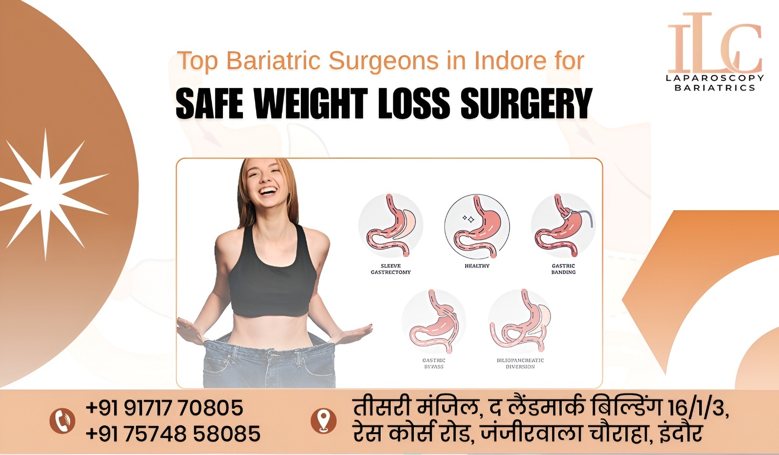 Top Bariatric Surgeons in Indore for Safe Weight Loss Surgery