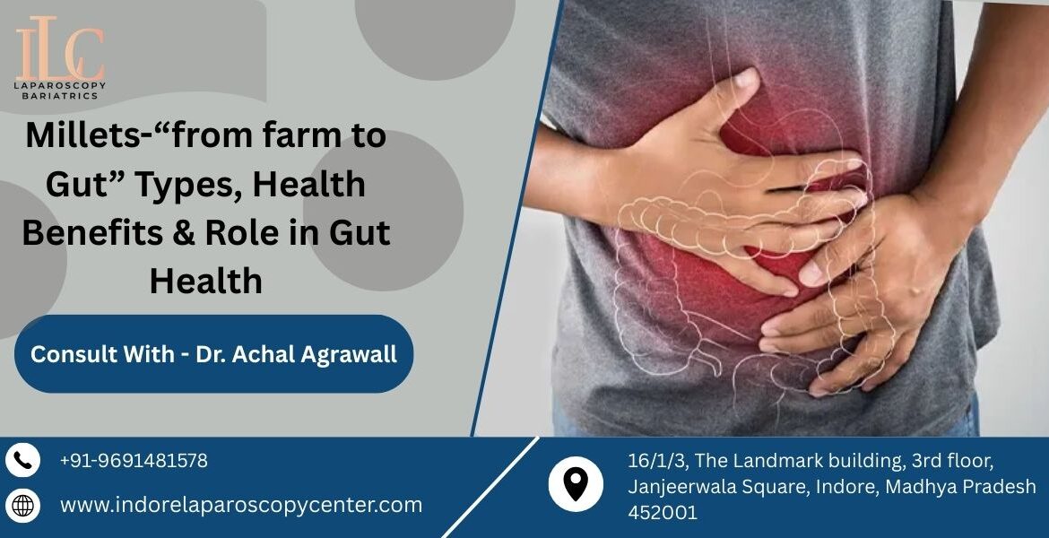 Millets-“from farm to Gut” Types, Health Benefits & Role in Gut Health